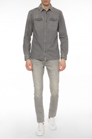 'gamble' denim shirt with pockets, zdjęcie 2 'gamble' denim shirt with pockets od AllSaints